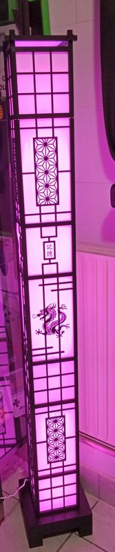 Japanische Alfa lampe mit Led Beleuchtung und Fernbedienung