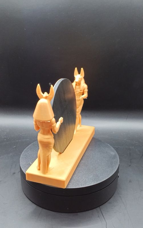 Ägypten Auge des Reha mit ständer in Gold