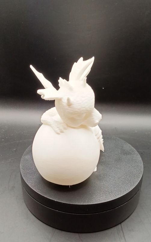 Schlafender Drache mit seinem ball