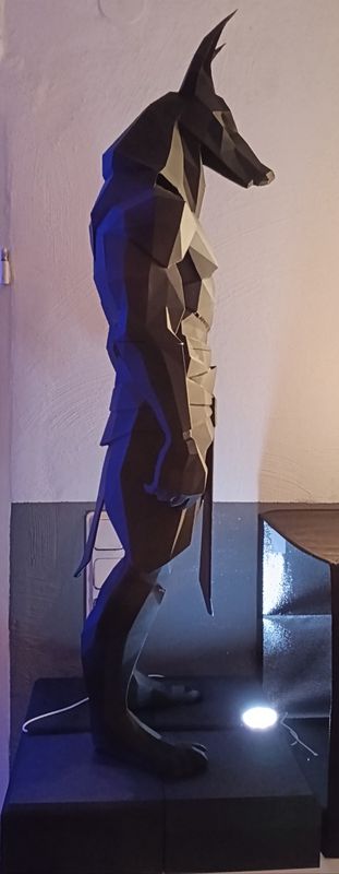 Anubis Startur 115 cm groß mit Beleuchtung 