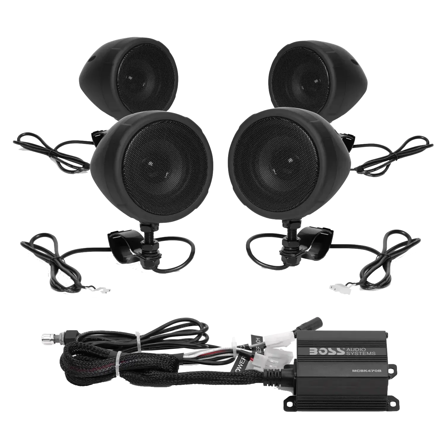 Boss Audio MC470 Speaker System 1000W Black 3" Bar Mount Bluetooth - MCBK470B