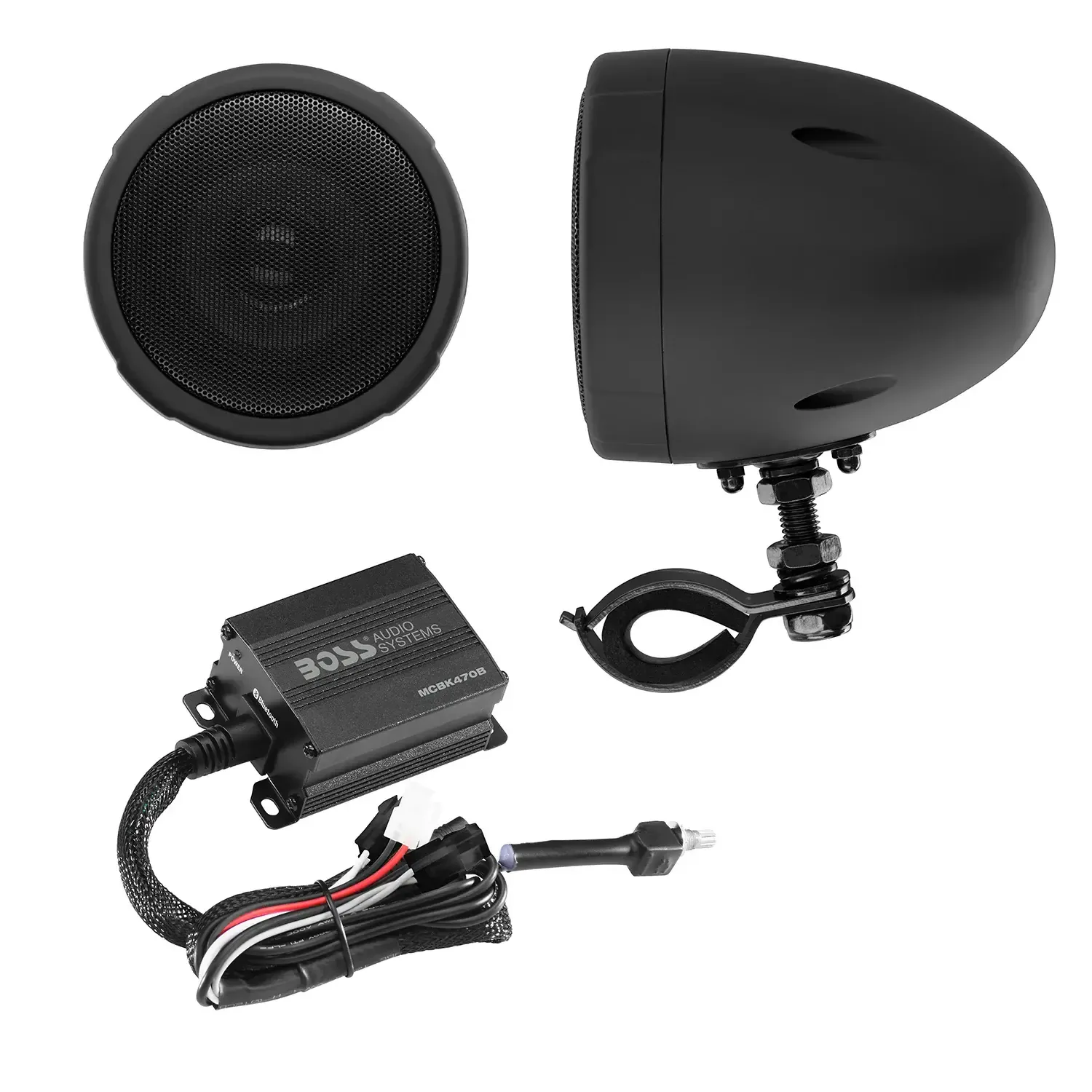 Boss Audio MC470 Speaker System 1000W Black 3" Bar Mount Bluetooth - MCBK470B