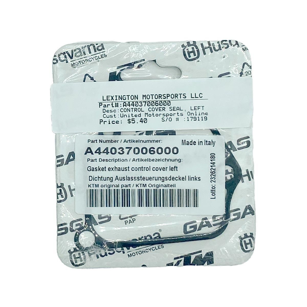 KTM OEM Right Side Power Valve Cover Gasket (23-24 300Xc) A44037006000 - A44037006000