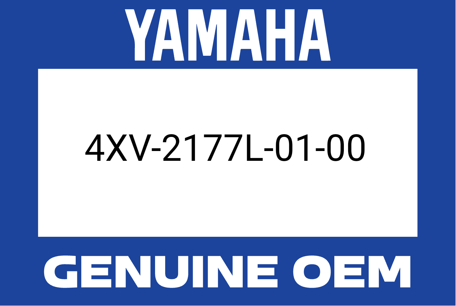 Yamaha Plate, Spring (Yamaha YFZR450) - 4XV-2177L-01-00