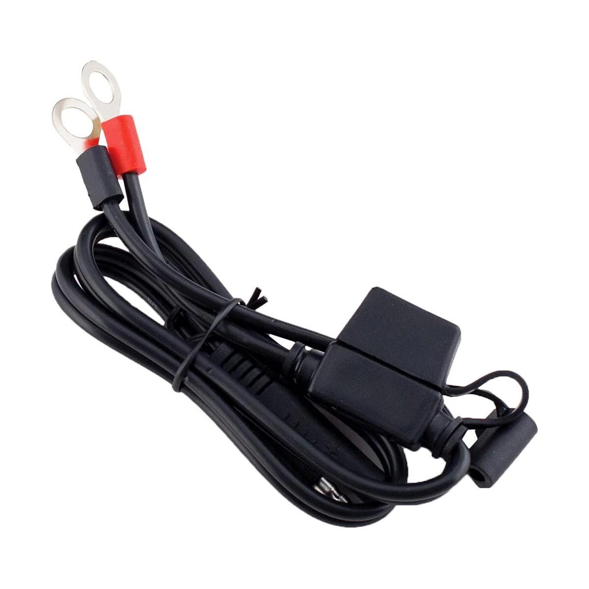 BATTERY TENDER  RING TERMINAL HARNESS BLACK 2'