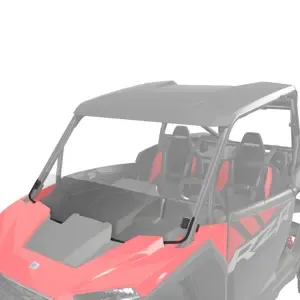 Polaris Lock &amp; Ride Hard Coat Half Windshield - RZR XP-S/XP 1000 (24-26) - 2884539