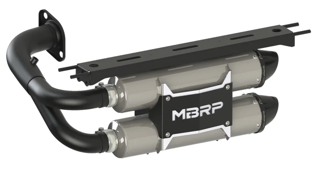 MBRP Stacked Dual Slip-On Performance Exhaust - Honda Talon