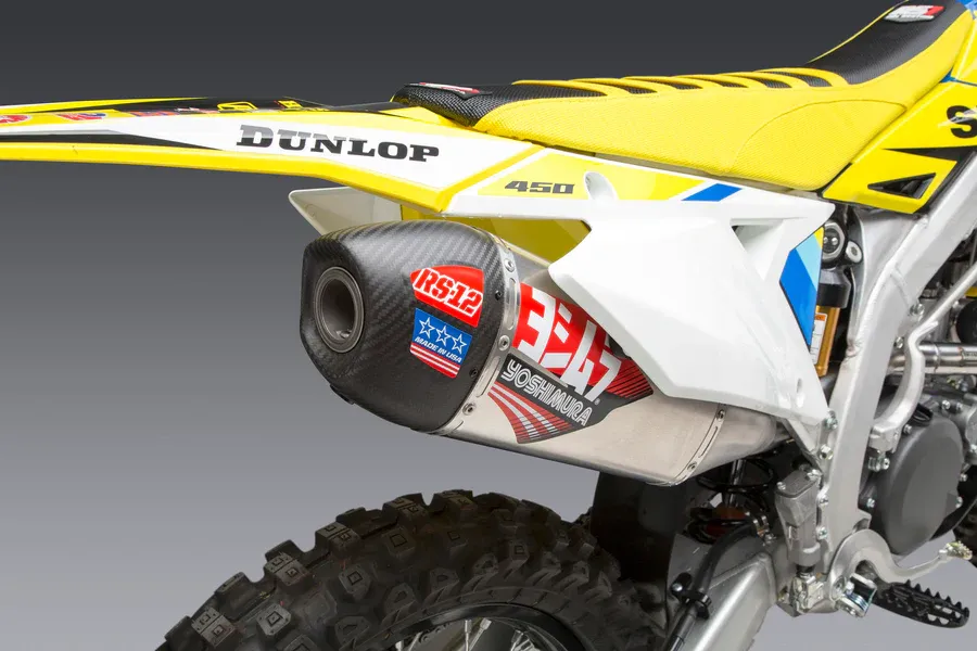 Yoshimura RS-12 Stainless/Aluminum Full Exhaust System - Suzuki RM-Z450 (18-25')