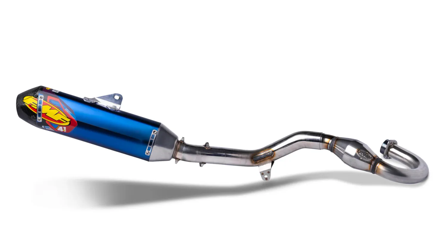 FMF Factory 4.1 RCT Anodized Full Exhaust System with Carbon Cap - Yamaha YFZR450