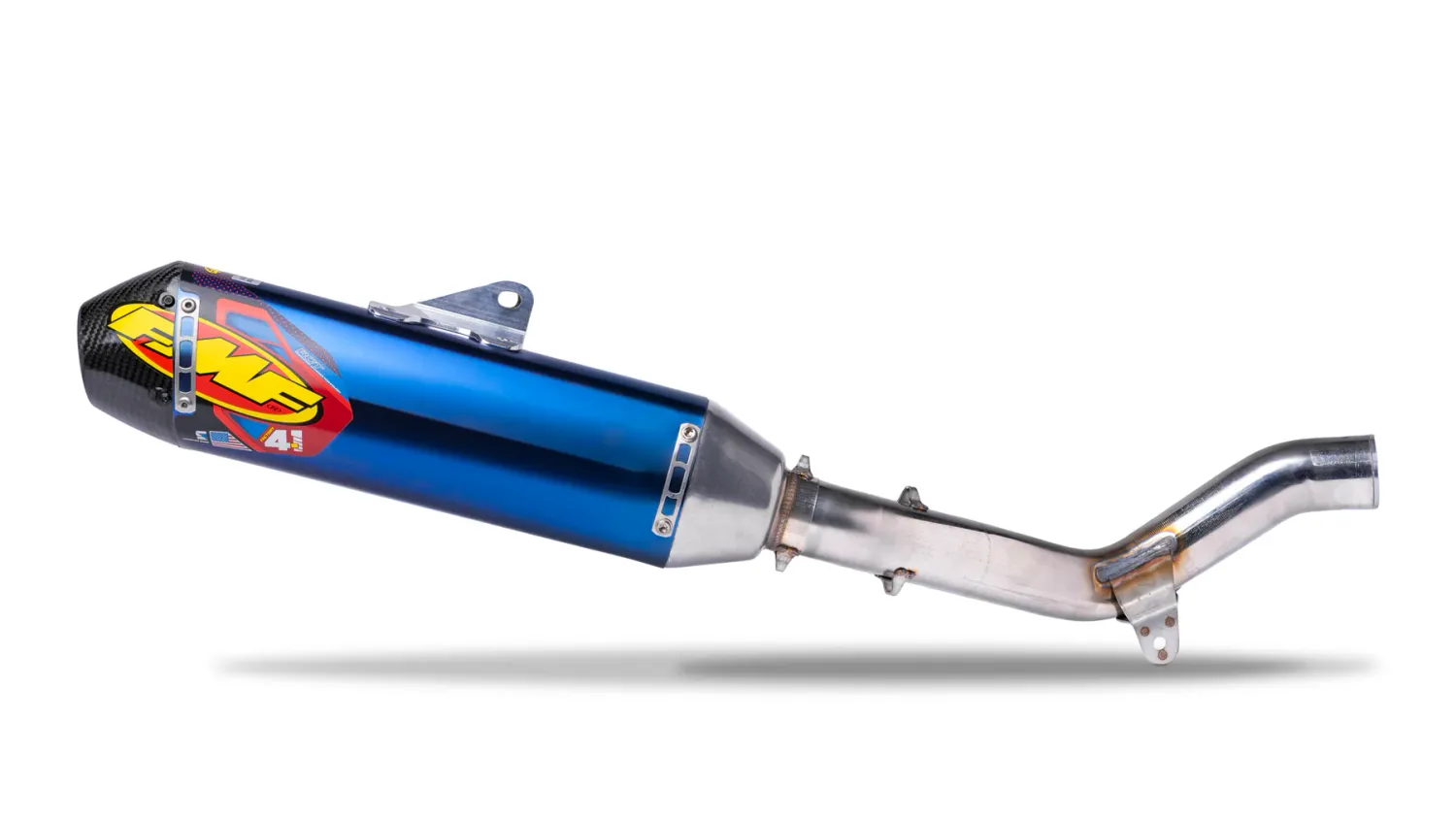 FMF Factory 4.1 RCT Titanium Anodized Slip-On with Carbon Cap - Yamaha YFZR450