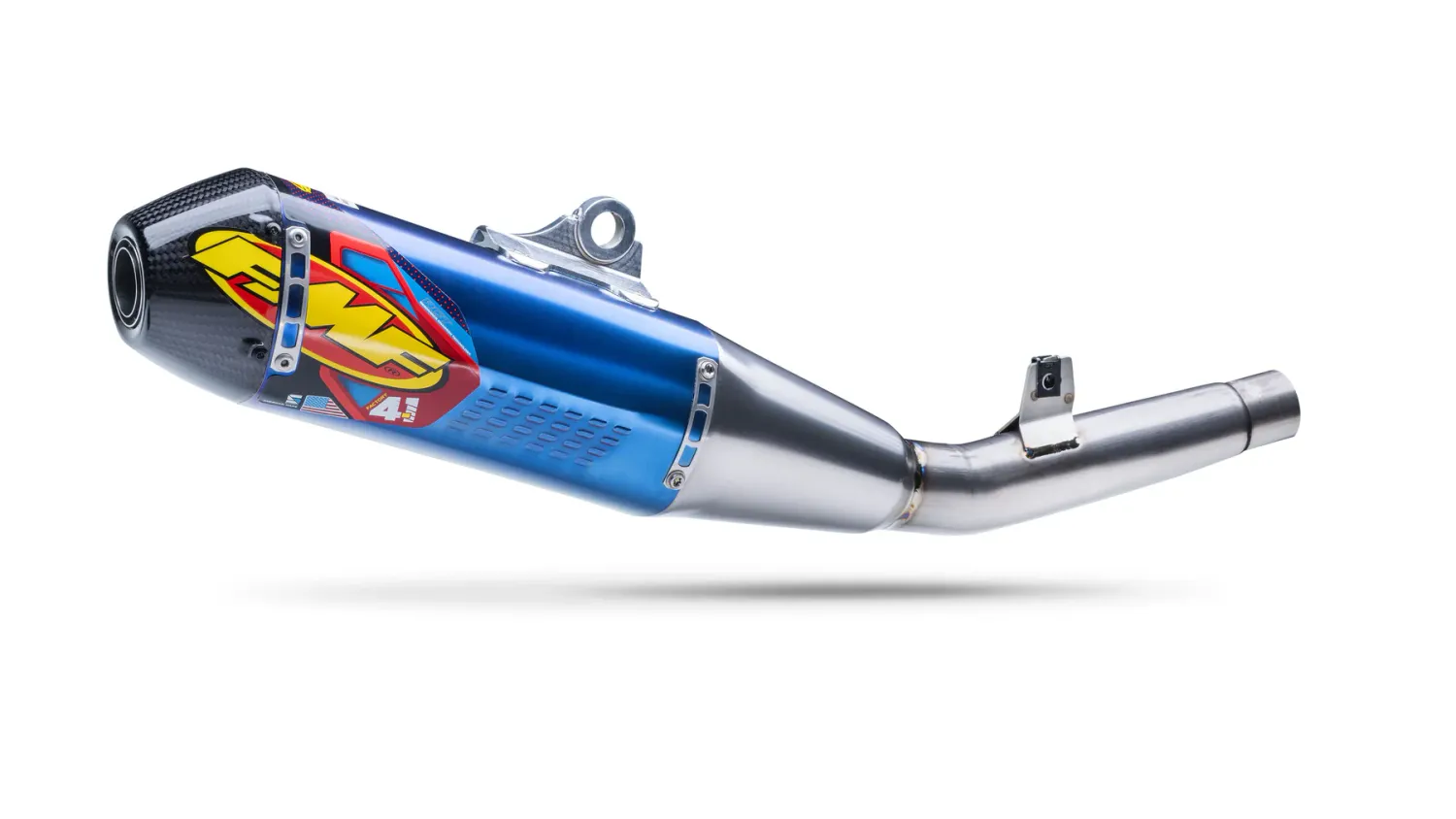 FMF Factory 4.1 RCT Titanium Anodized Slip-On Exhaust with Carbon Cap - Kawasaki KX250F/X (25-26')