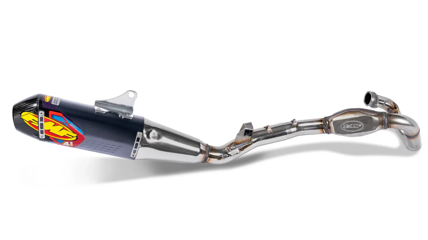 FMF Factory 4.1 Stainless/Aluminum Exhaust System with Carbon Cap - Honda CRF450R/RX (21-26')