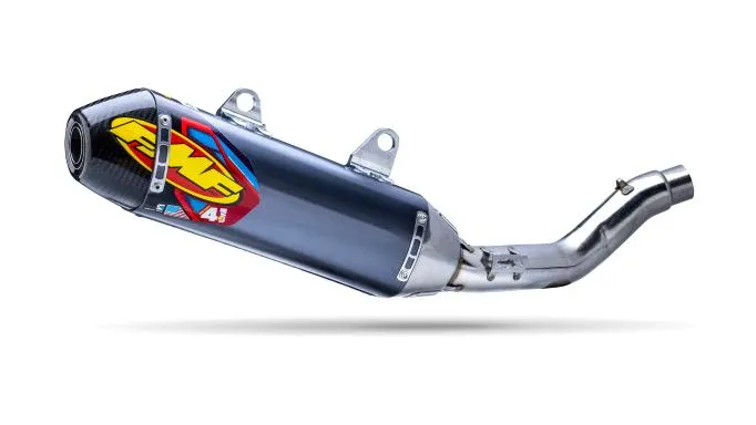 FMF Factory 4.1 RCT Stainless/Aluminum Slip-On Exhaust with Carbon Cap - Honda CRF450R/RX (21-26')
