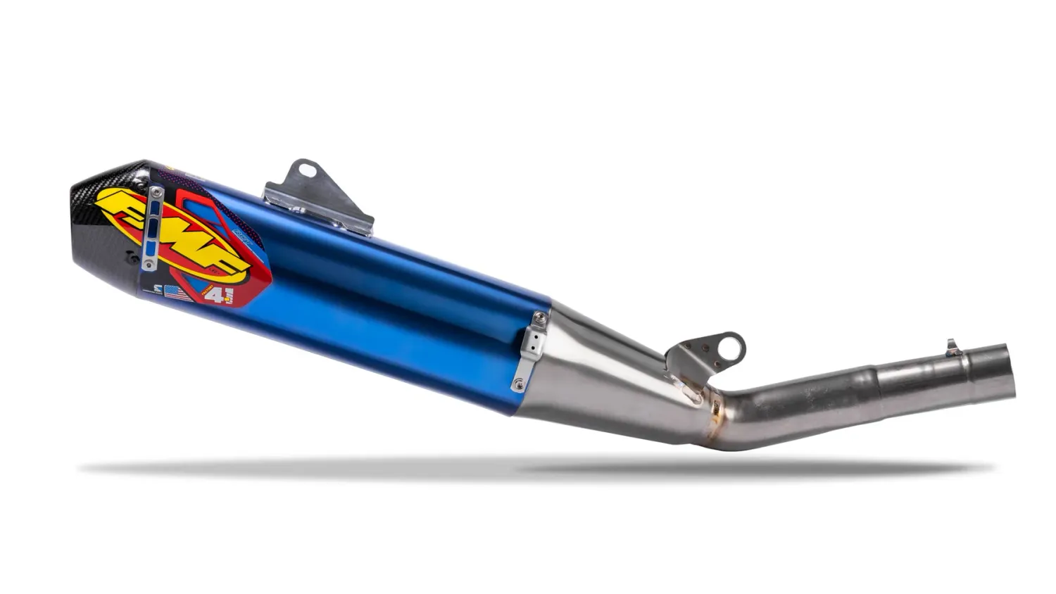 FMF Factory 4.1 RCT Titanium Anodized Slip-On Exhaust with Carbon Cap - Yamaha YZ250F/FX (19-26')