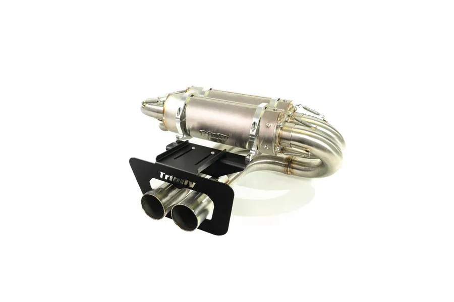 Trinity Slip-On Stainless Steel Exhaust - Can-Am Maverick R (2 Seater)