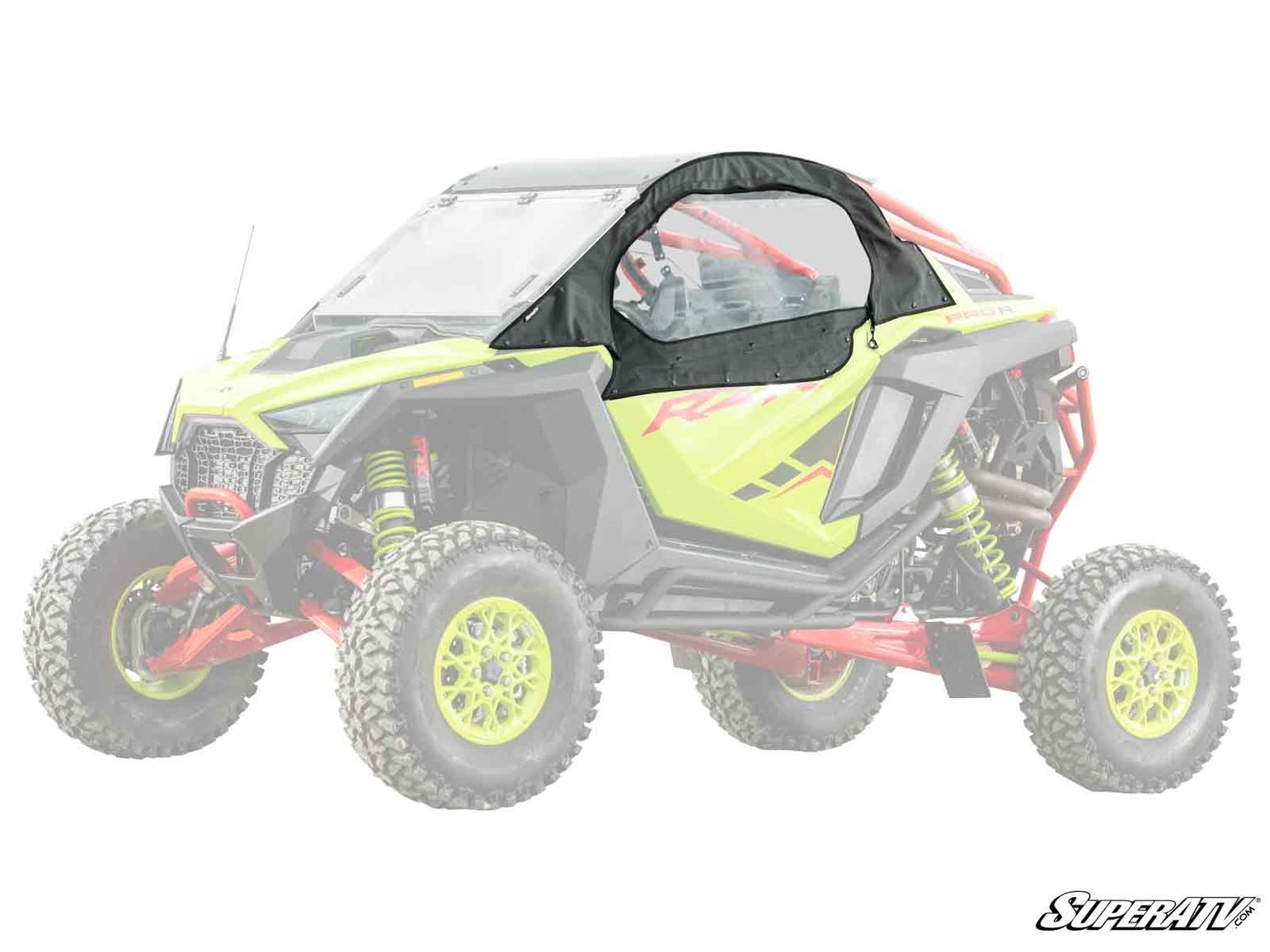 SuperATV Primal Soft Cab Enclosure Upper Doors - Polaris RZR Pro R
