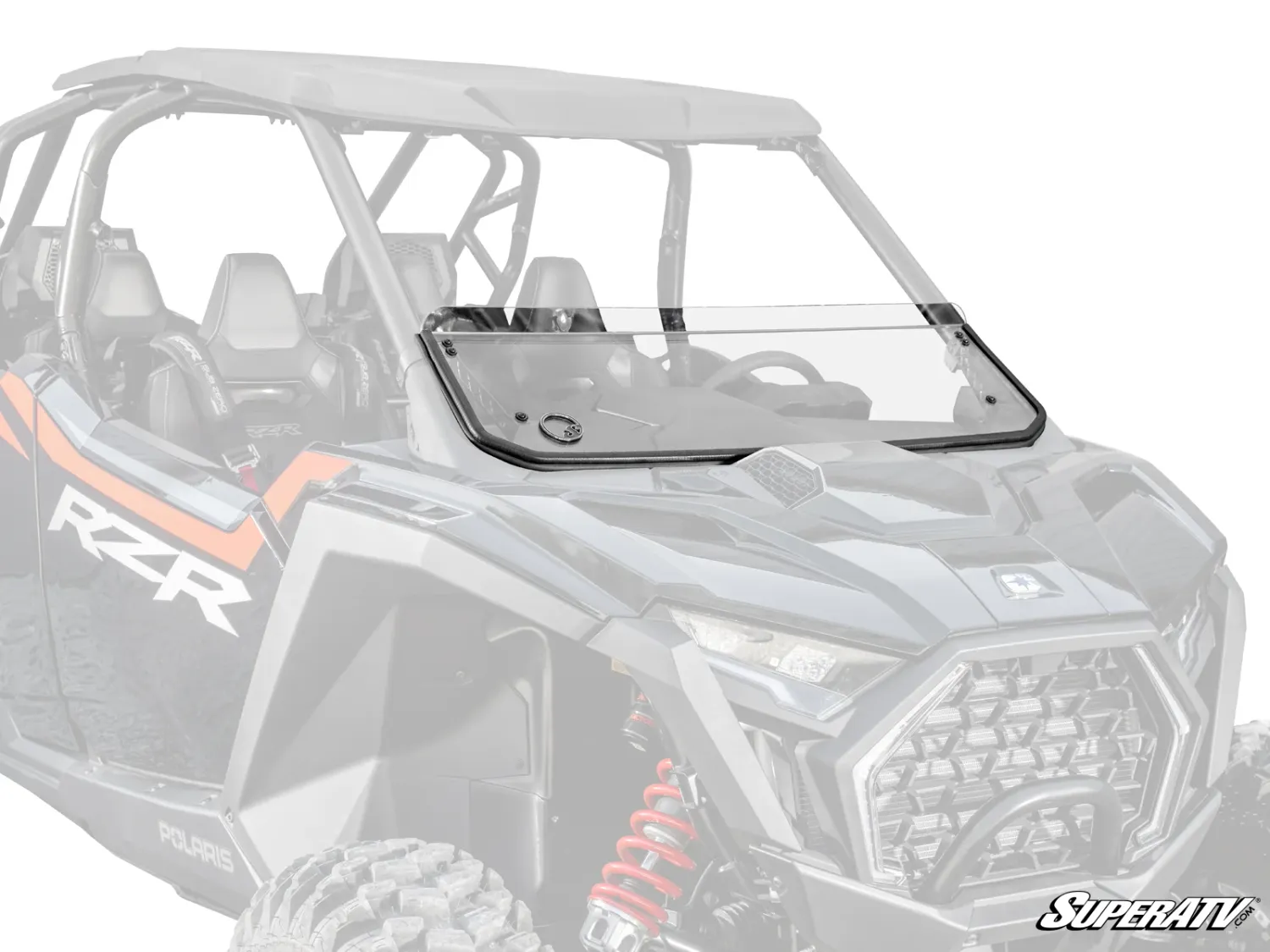 SuperATV Half Windshield - Polaris RZR Pro R