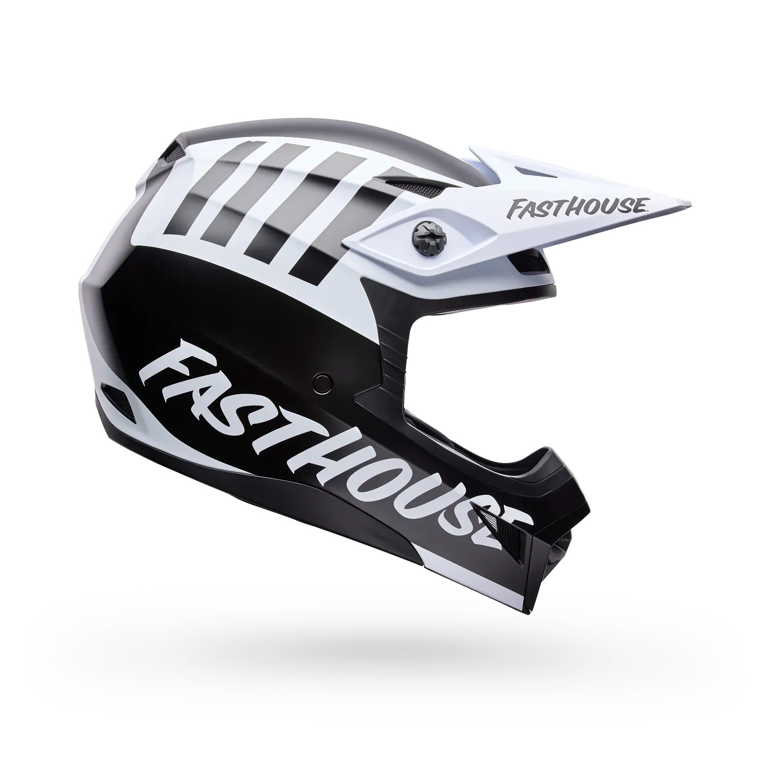 Bell MX-10 MIPS Helmet 26' - Black/White Fasthouse
