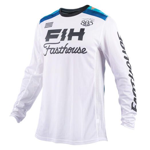 Fasthouse Grindhouse TB Island Hopper Jersey - White