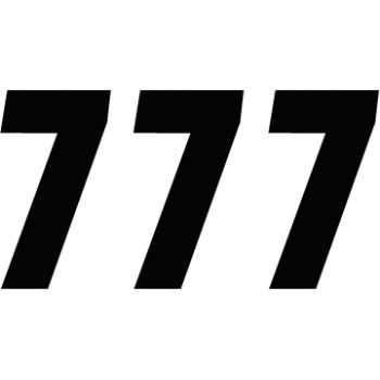 Factory Effex Factory 7" Numbers
