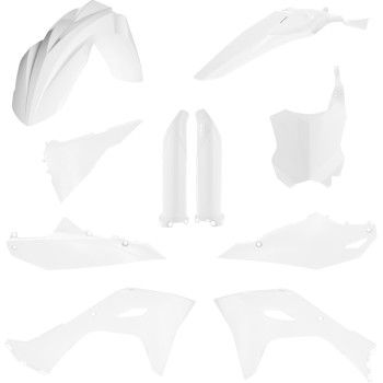 Acerbis Full Plastic Kit - Kawasaki KX450 (24'-26'), Color: White