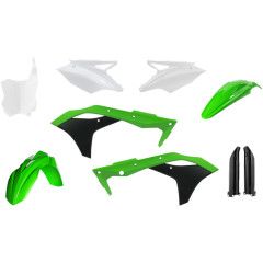 Acerbis Full Plastic Kit Kawasaki KX250F 17', Color: Factory