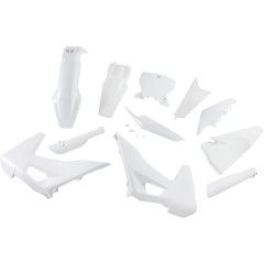 Acerbis Full Plastic Kit Husqvarna TC125/250/FC/FX250-450 19-22', Color: White