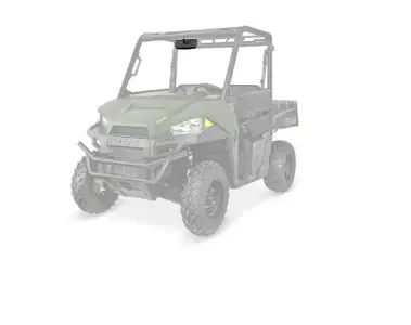 Polaris Convex Rearview Mirror - Ranger - 2879969