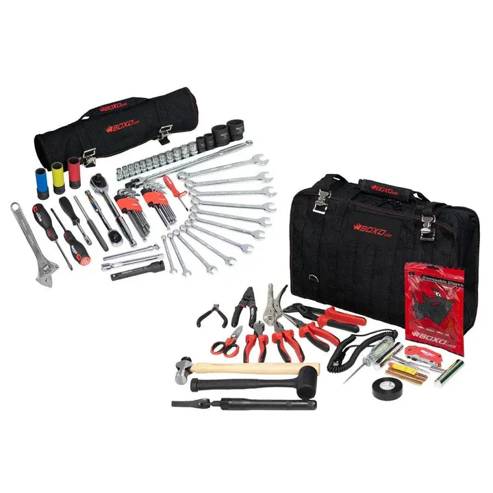 BOXO 80 Piece Off-Road Tool Bag and Tool Roll - PA916C