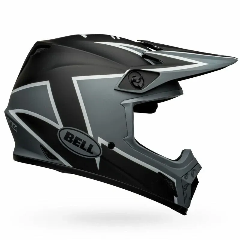Bell MX-9 MIPS Helmet - Twitch Matte Black/Gray/White