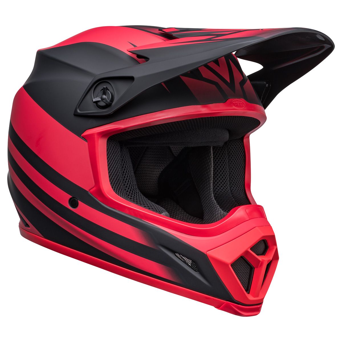 Bell MX-9 MIPS Helmet - Disrupt Matte Black/Red - 2XLarge