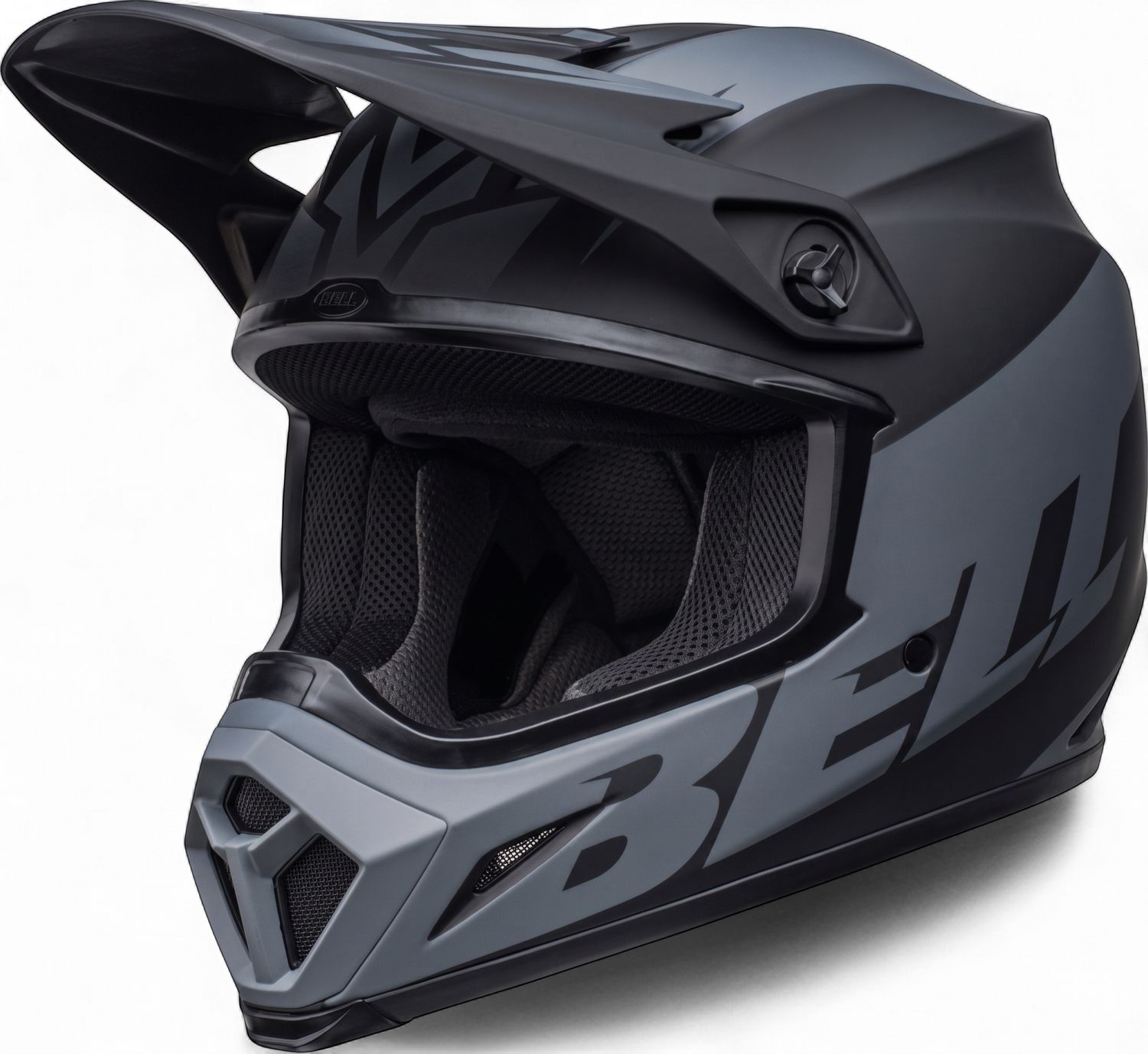 Bell MX-9 MIPS Helmet - Disrupt Matte Black/Charcoal - Small