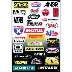 Factory Effex Sponsor Sticker Sheets