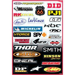 Factory Effex Sponsor Sticker Sheets