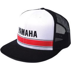 Factory Effex Yamaha Vintage Snapback Hat - White/Black