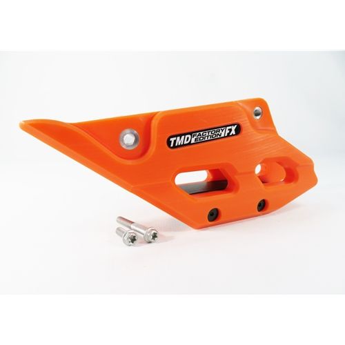 T.M. Designworks Factory Edition Chain Guide with Replacement Wear Pad - KTM - Orange