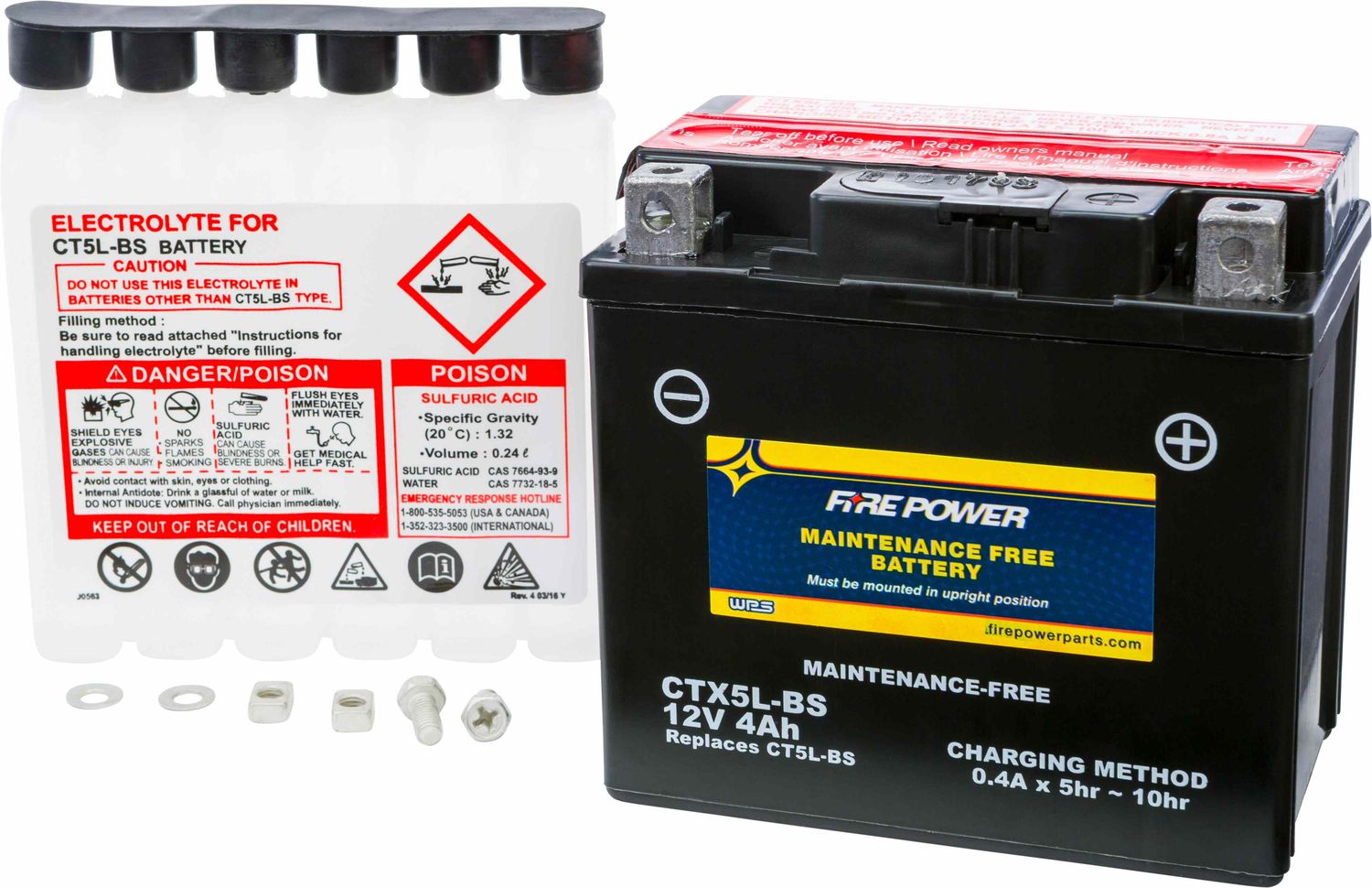Fire Power Battery CTX5L-BS