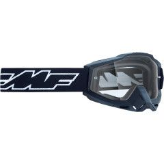 FMF Youth Powerbomb Goggles, Color: Rocket - Black - Clear Lens