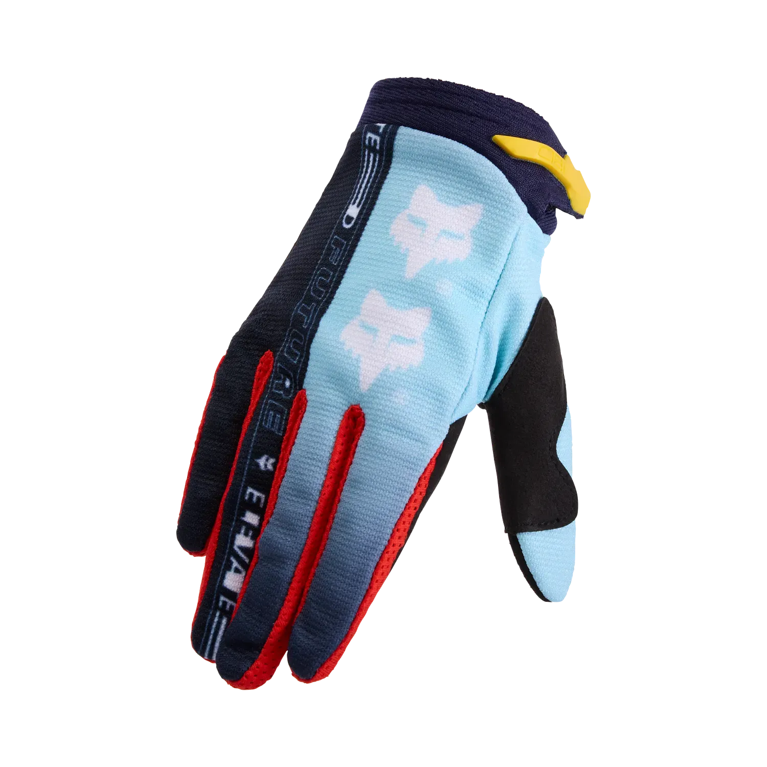 Fox Racing 180 Youth Elevated Glove, Color: Light Blue, Size: Medium