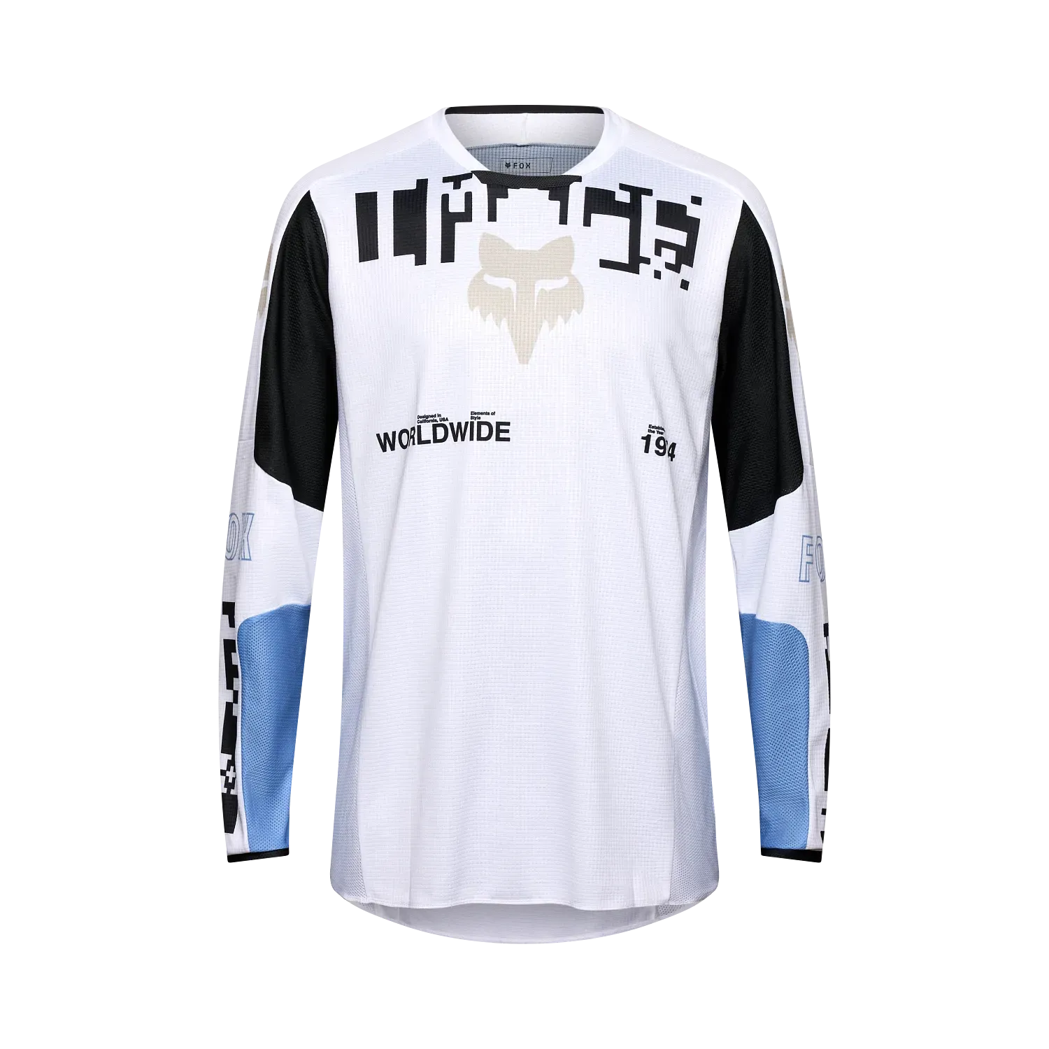 Fox Racing 180 Digi Image Jersey, Color: White, Size: Large