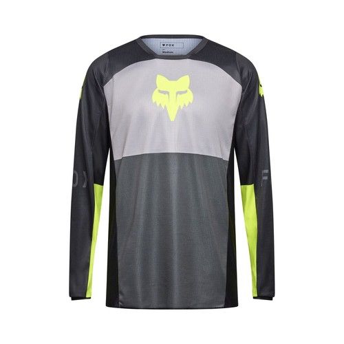 Fox Racing 180 Flow Jersey, Color: Black/Flo Yellow, Size: Large