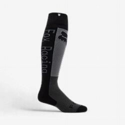 Fox Racing 180 Race Spec Sock, Color: Grey/Black, Size: Medium