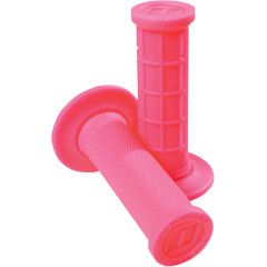 ODI Mini MX Half Waffle Grips, Color: Pink