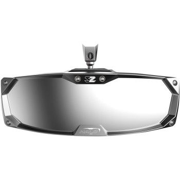 Seizmik Halo Billet Rear View Mirror - Silver - 2.0"