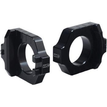 Works Connection Axle Blocks - Kawasaki - 17-245