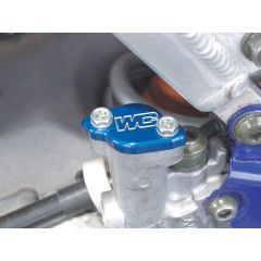 Works Connection Brake Cover Billet Rear - Blue - 21-700