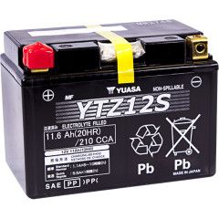 YUASA Battery YTZ12S Sealed Factory Activated