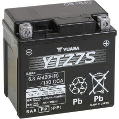 YUASA Battery YTZ7S Sealed Factory Activated