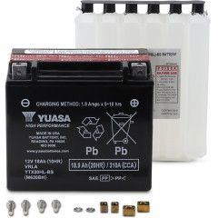 YUASA Battery YTX20HL-BS Maintenance Free