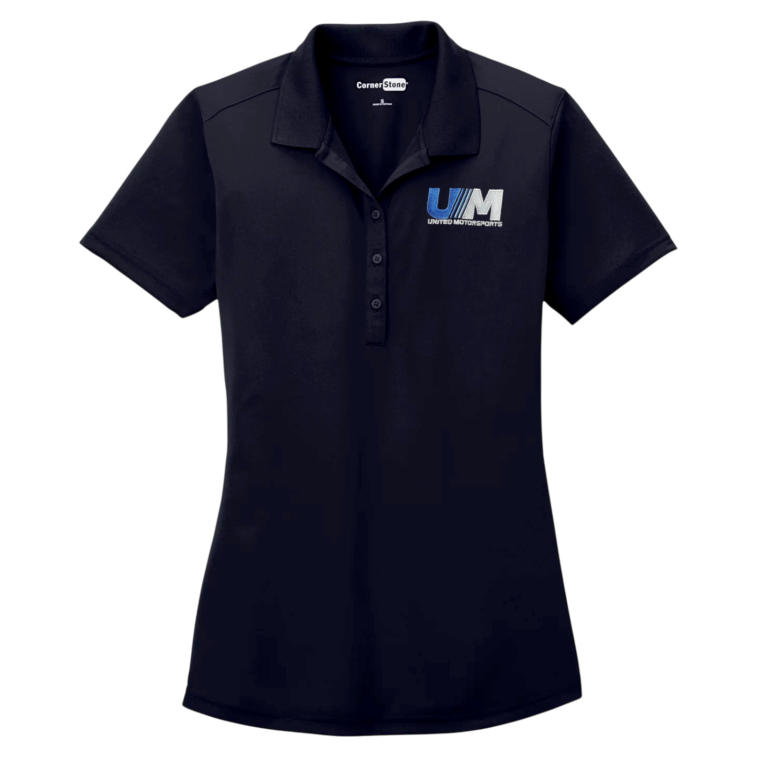 United Motorsports Cornerstone Womens Lightweight Rip Stop Polo